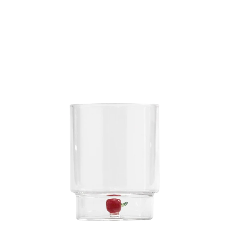 35 cl - Teca Frutta Bicchiere Acqua In Vetro Set 6 Pz