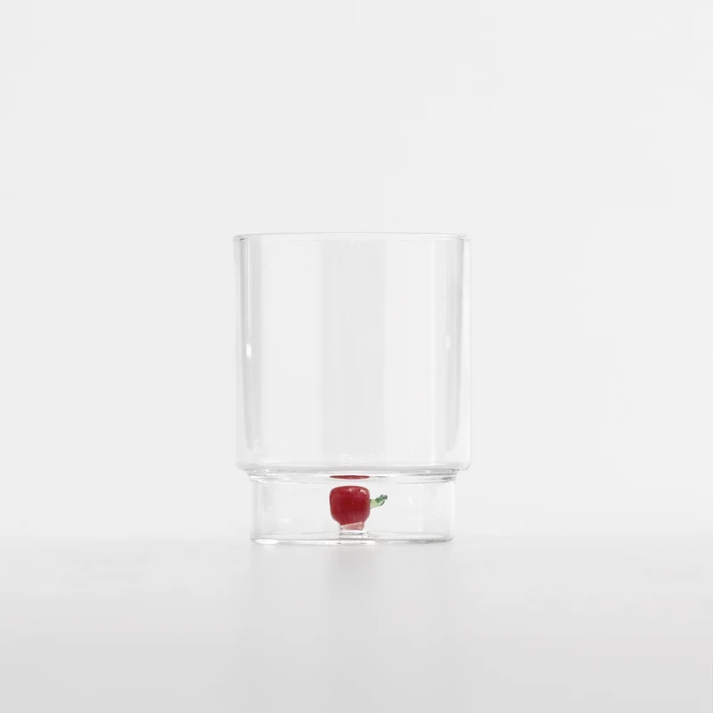 35 cl - Teca Frutta Bicchiere Acqua In Vetro Set 6 Pz