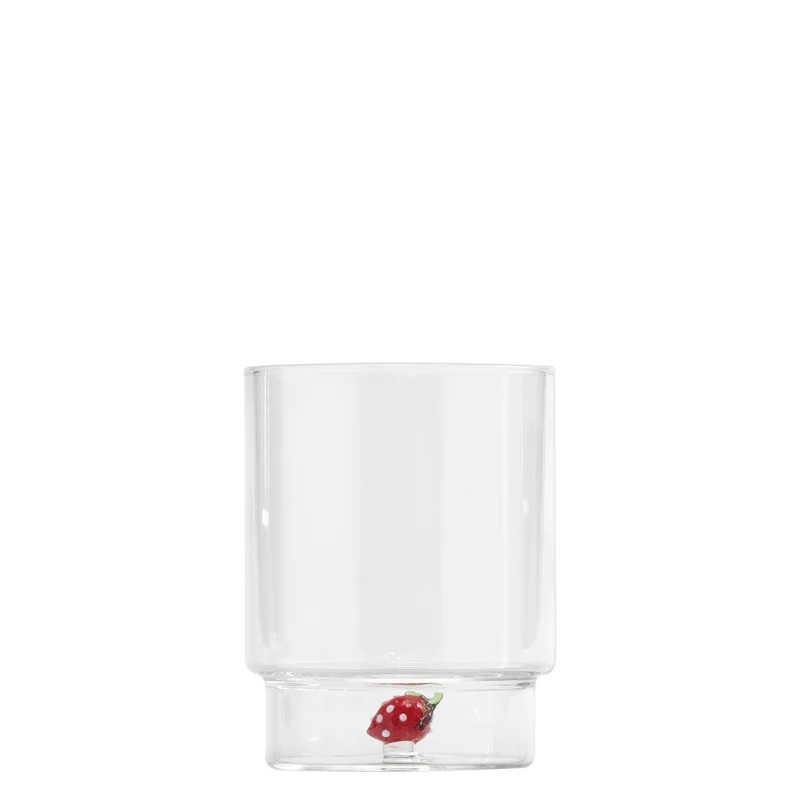 35 cl - Teca Frutta Bicchiere Acqua In Vetro Set 6 Pz