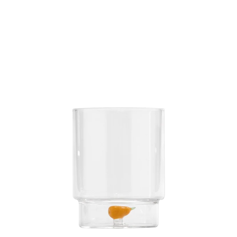 35 cl - Teca Frutta Bicchiere Acqua In Vetro Set 6 Pz