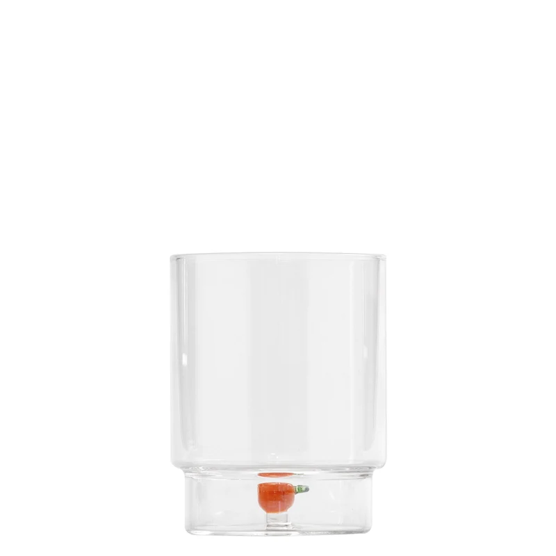 35 cl - Teca Frutta Bicchiere Acqua In Vetro Set 6 Pz
