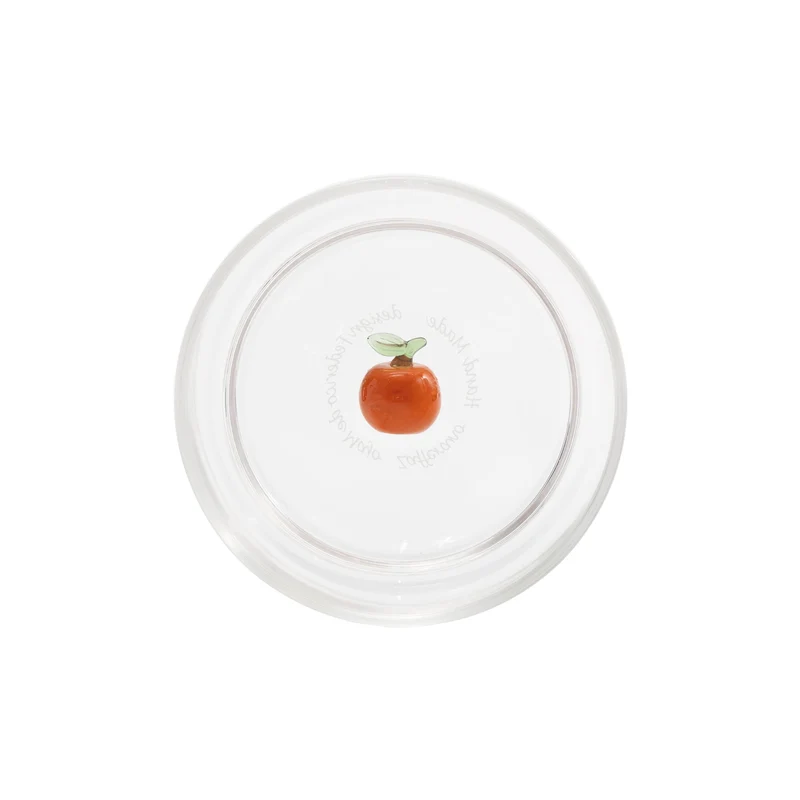 35 cl - Teca Frutta Bicchiere Acqua In Vetro Set 6 Pz