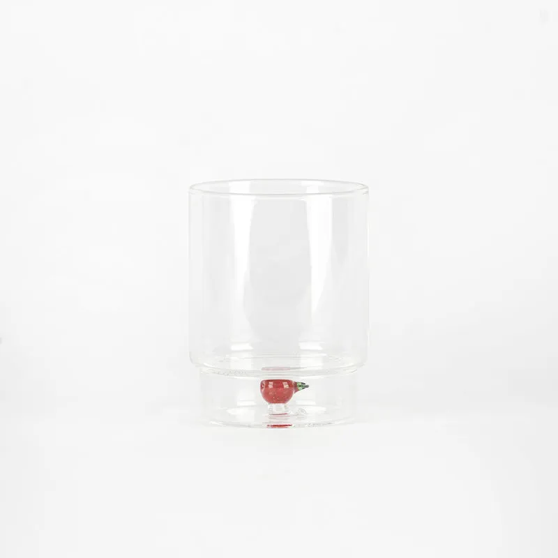 35 cl - Teca Frutta Bicchiere Acqua In Vetro Set 6 Pz
