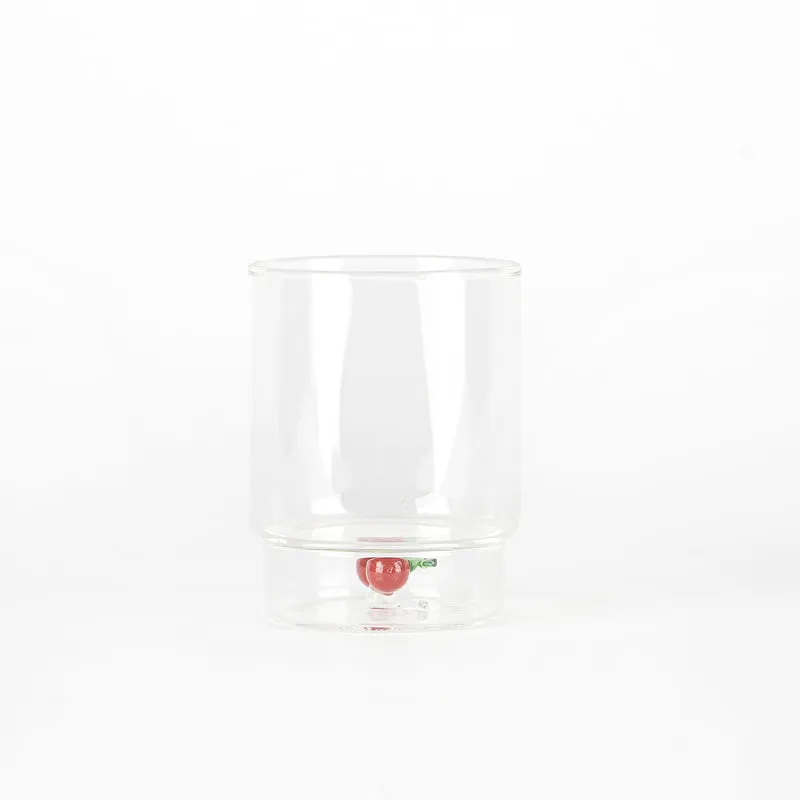35 cl - Teca Frutta Bicchiere Acqua In Vetro Set 6 Pz