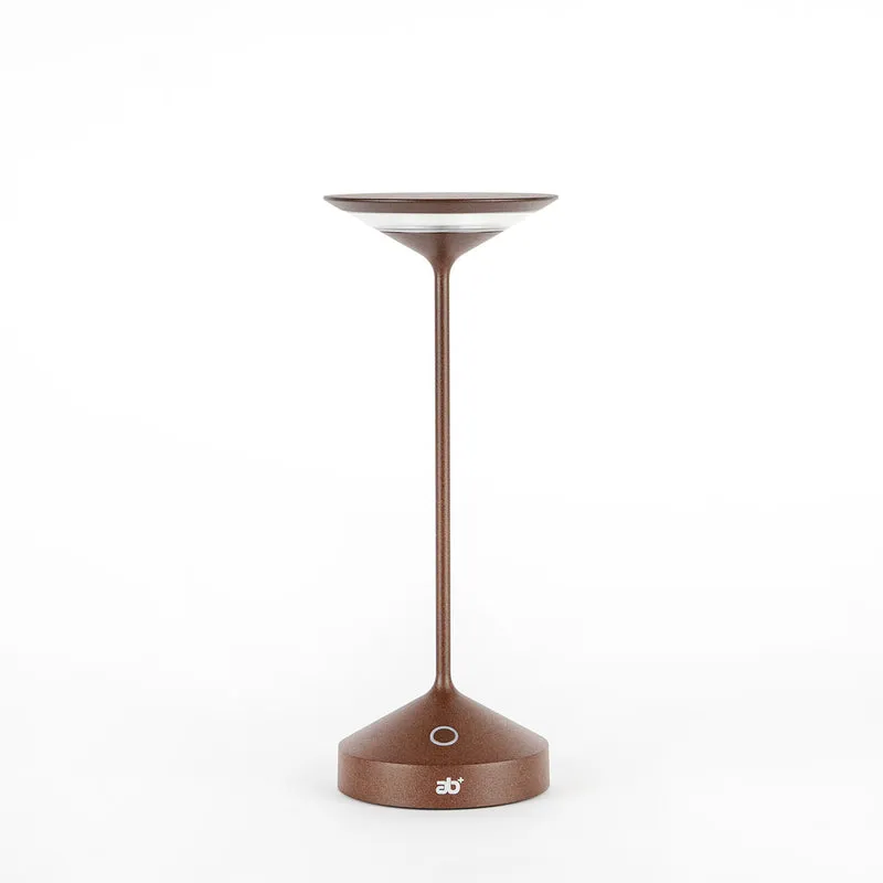 28 cm - Tempo Lampada Da Tavolo Ricaricabile In Alluminio