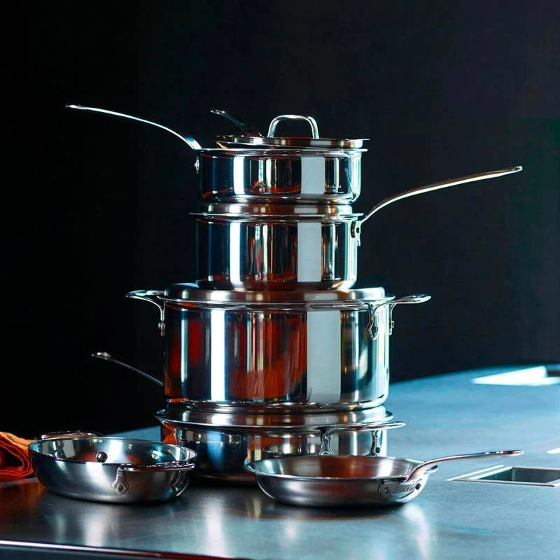 Series 12200 Coperchio Rotondo In Acciaio Inox 5-Ply