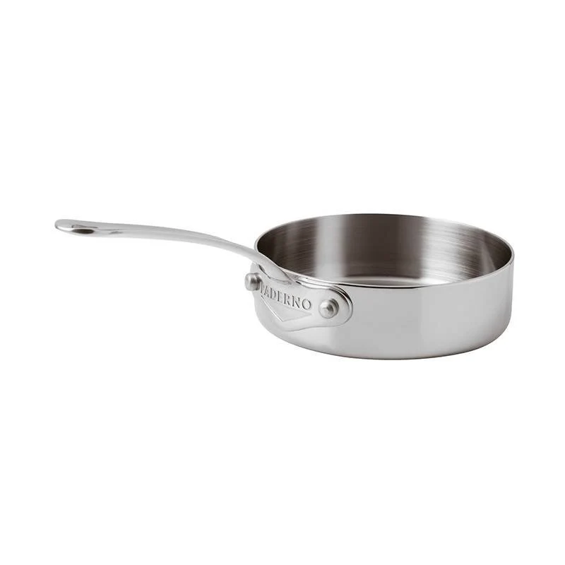 12 cm - Series 12200 Miniature Padella Sauté In Acciaio Inox