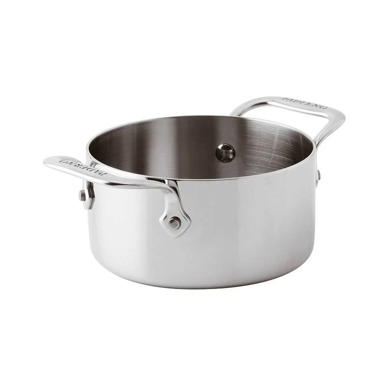 10 cm - Series 12200 Miniature Casseruola Bassa In Acciaio Inox