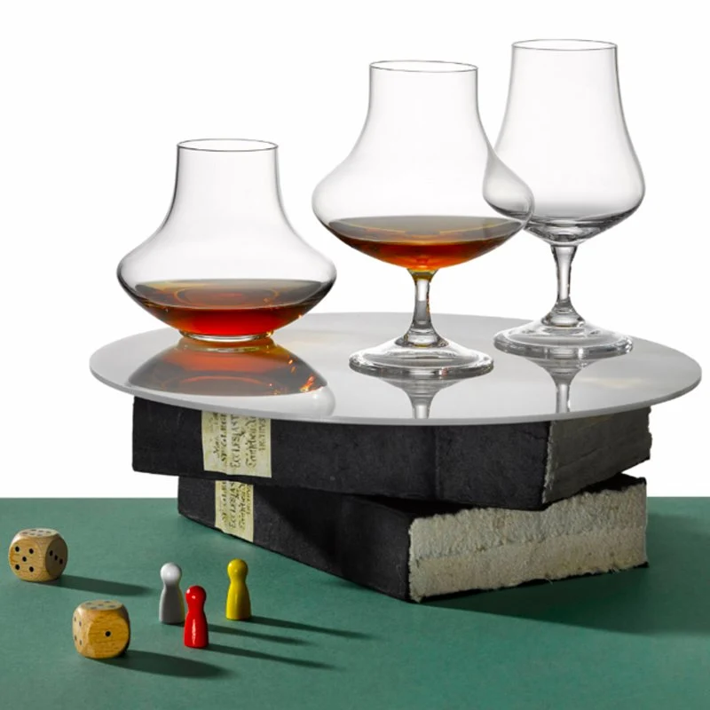 15 cl - Serious Calice Cognac In Vetro - Set 2 Pz