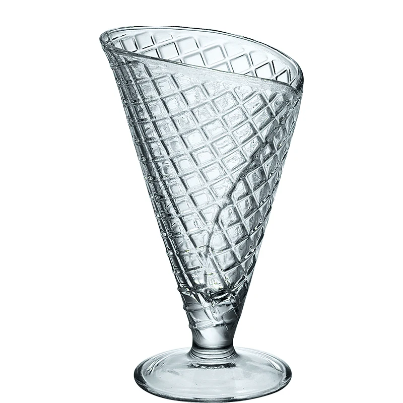 27 cl - Gelato Coppa Gelato Cornetto In Vetro - Set 6 Pz