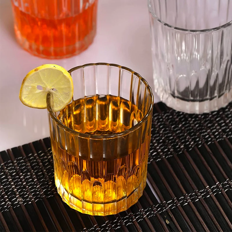 31 cl - Manhattan Bicchiere Whisky In Vetro - Set 6 Pz