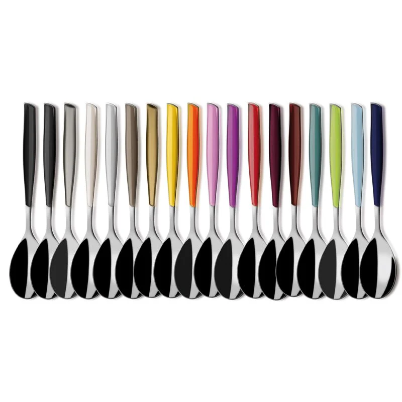 Glamour Servizio Posate Acciaio Inox e SAN - Set 24 Pz