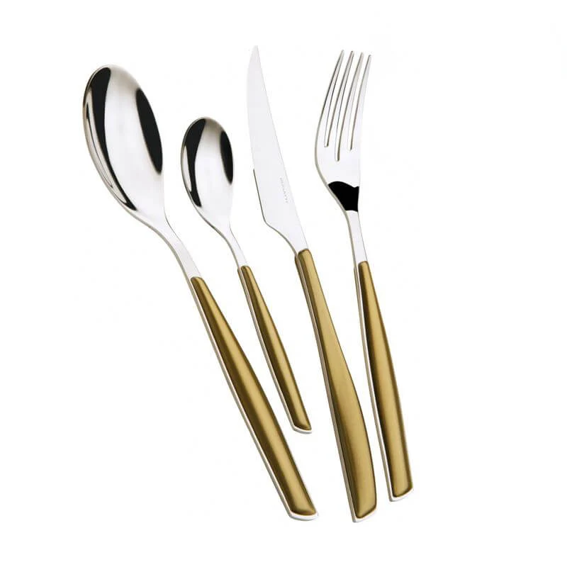 Glamour Servizio Posate Acciaio Inox e SAN - Set 24 Pz