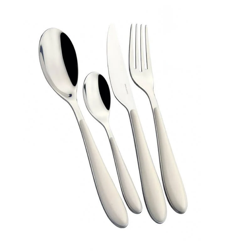 Gioia Servizio Posate Acciaio Inox e ABS - Set 24 Pz