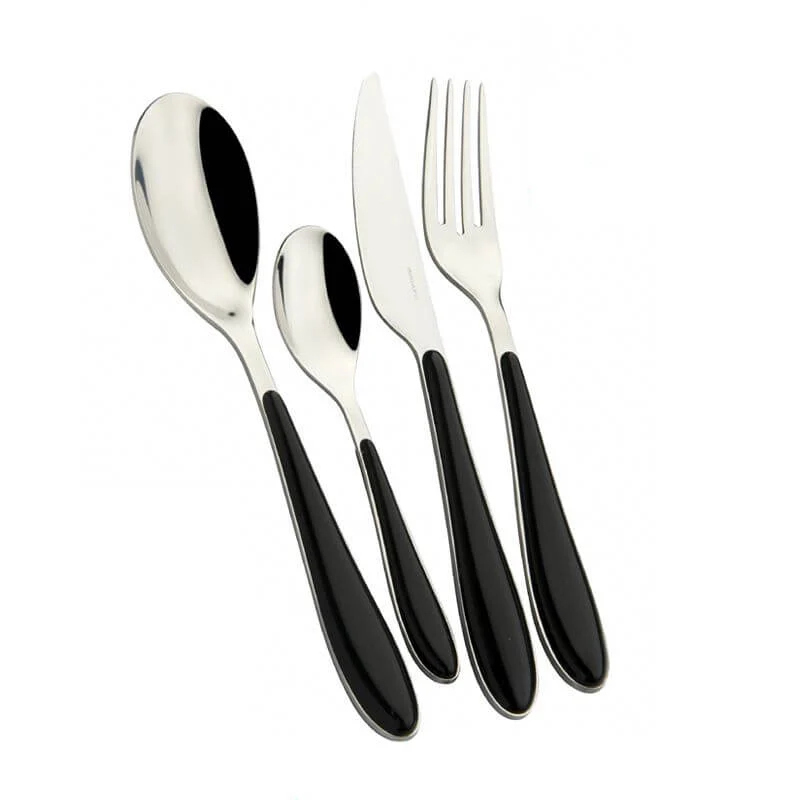 Gioia Servizio Posate Acciaio Inox e ABS - Set 24 Pz