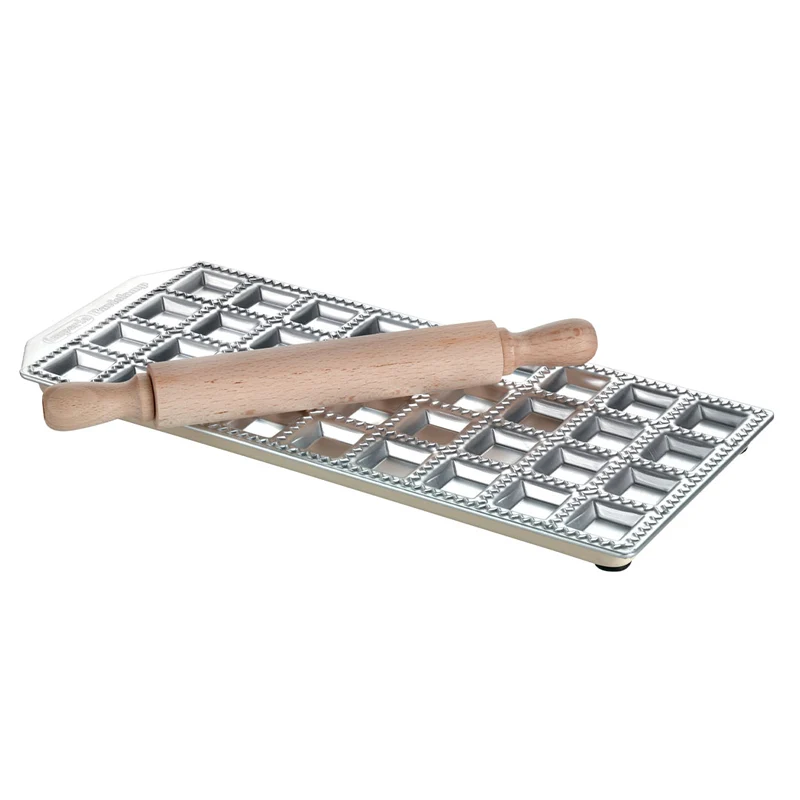 La Fabbrica Della Pasta Macchina per la Pasta In Acciaio Con Accessori - Set 3 Pz