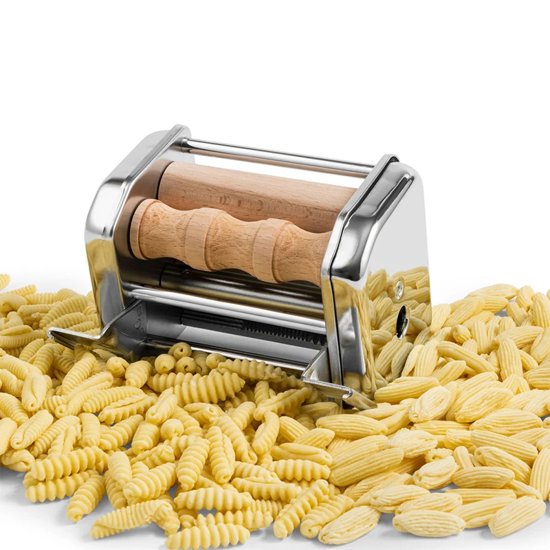 La Fabbrica Della Pasta Macchina per la Pasta In Acciaio Con Accessori - Set 3 Pz