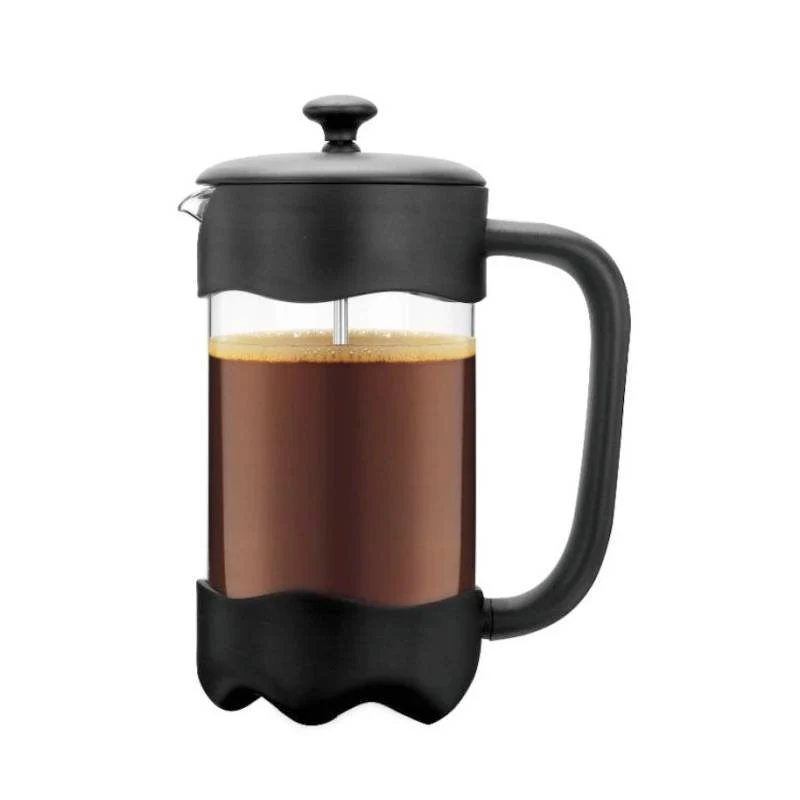 Tisaniera In Vetro Borosilicato Con Presso Filtro E Stantuffo