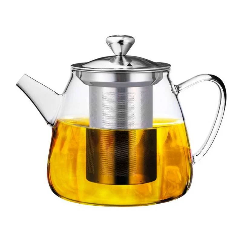 Teiera In Vetro Borosilicato Con Filtro In Acciaio Inox