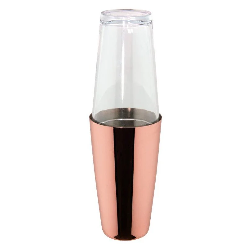 70 cl - Mixage Shaker Boston In Acciaio Inox Con Bicchiere In Vetro
