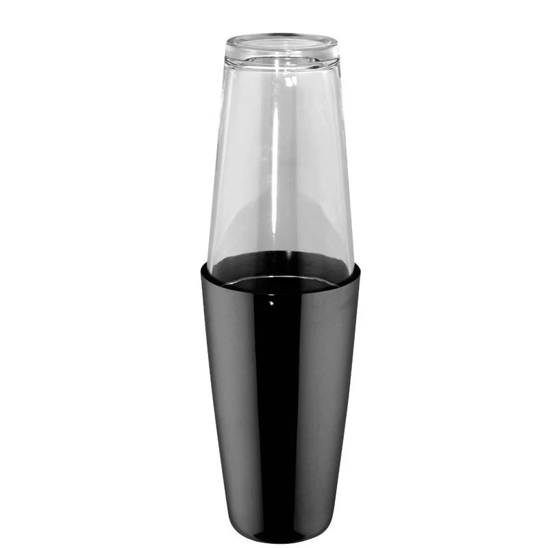 70 cl - Mixage Shaker Boston In Acciaio Inox Con Bicchiere In Vetro