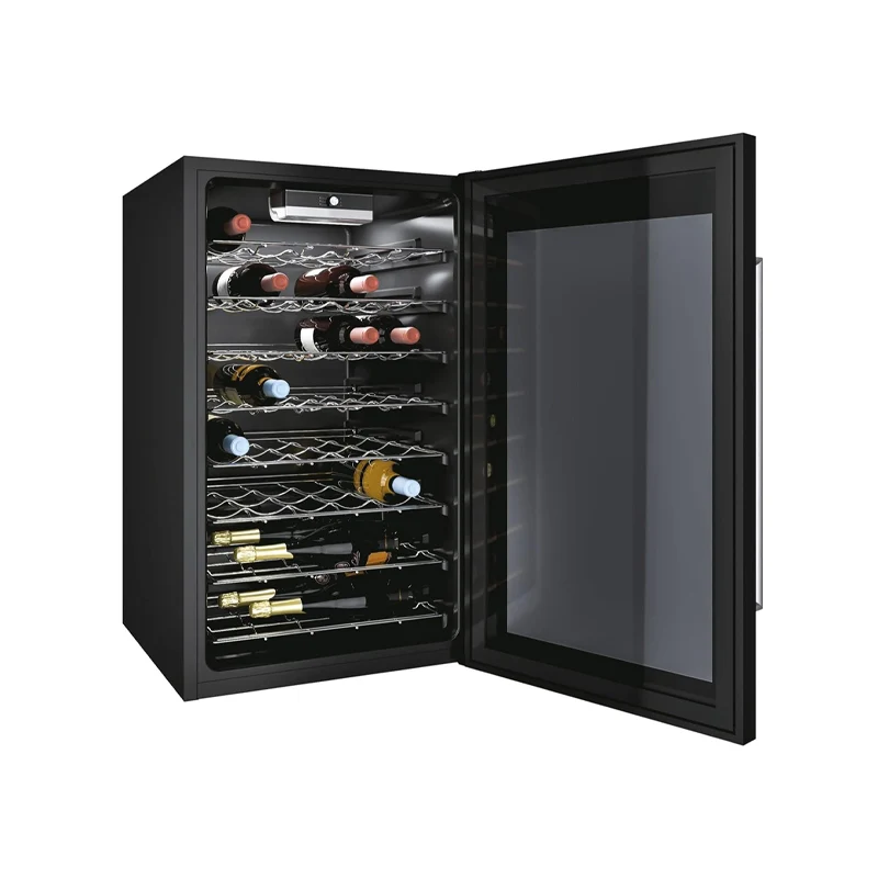 55 x 49 x H 84.5 cm - DiVino Cantinetta Portabottiglie 41 Bottiglie In Legno