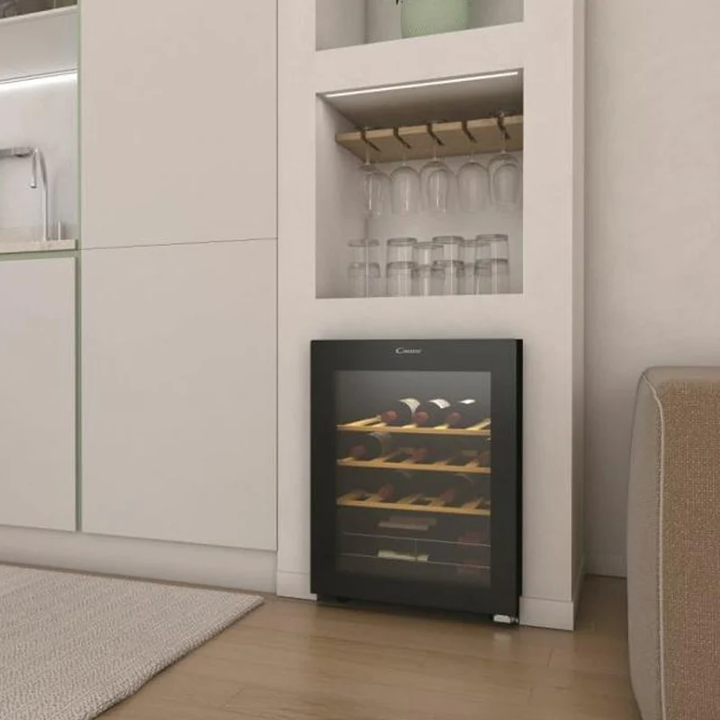 47.5 x 45.6 x H 63 - DiVino Cantinetta Portabottiglie 23 Bottiglie In Legno