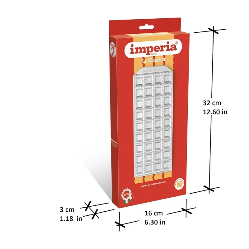 36 Forme - Raviolamp Stampo Ravioli In Alluminio