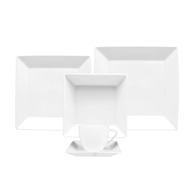 34x14 cm - Merid Vassoio Rettangolare In Poercellana
