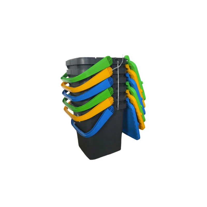 Ecoplus Pattumiera Rettangolare In Plastica - Set 3 Pz