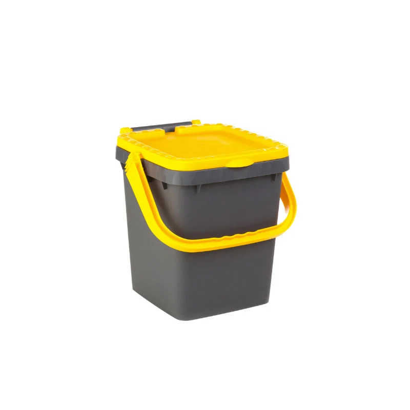 Ecoplus Pattumiera Rettangolare In Plastica - Set 3 Pz