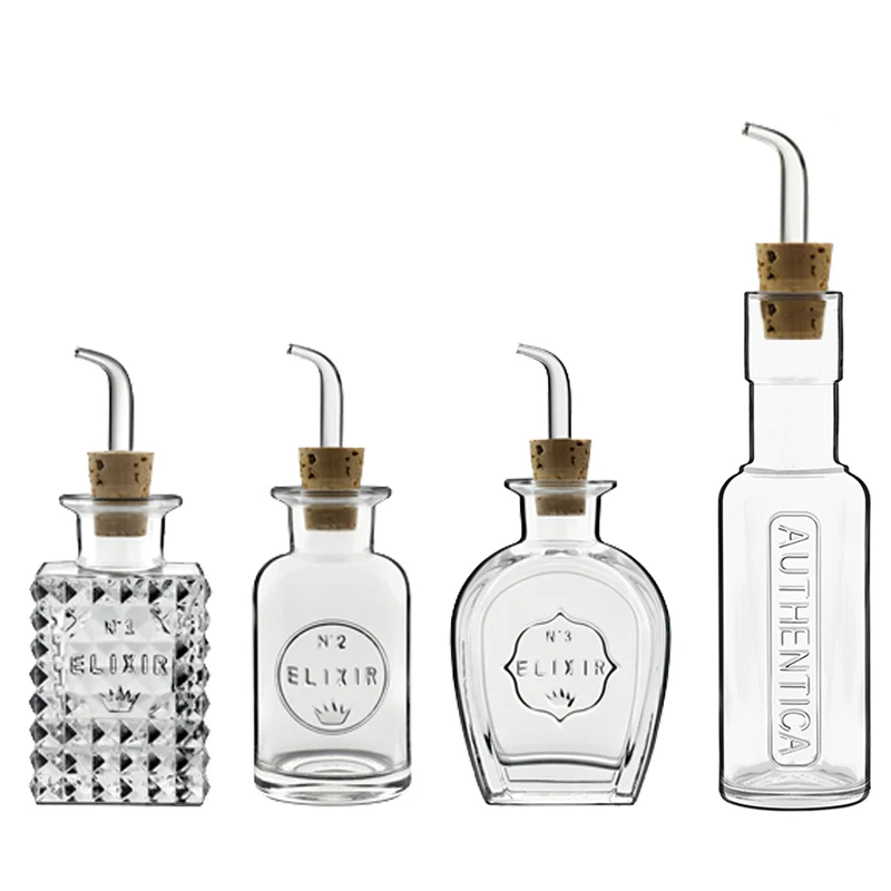 Mixology Set Condimento In Vetro - Set 4 Pz