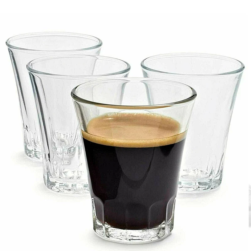 9 cl - Amalfi Bicchiere Liquore In Vetro Temperato - Set 4 Pz
