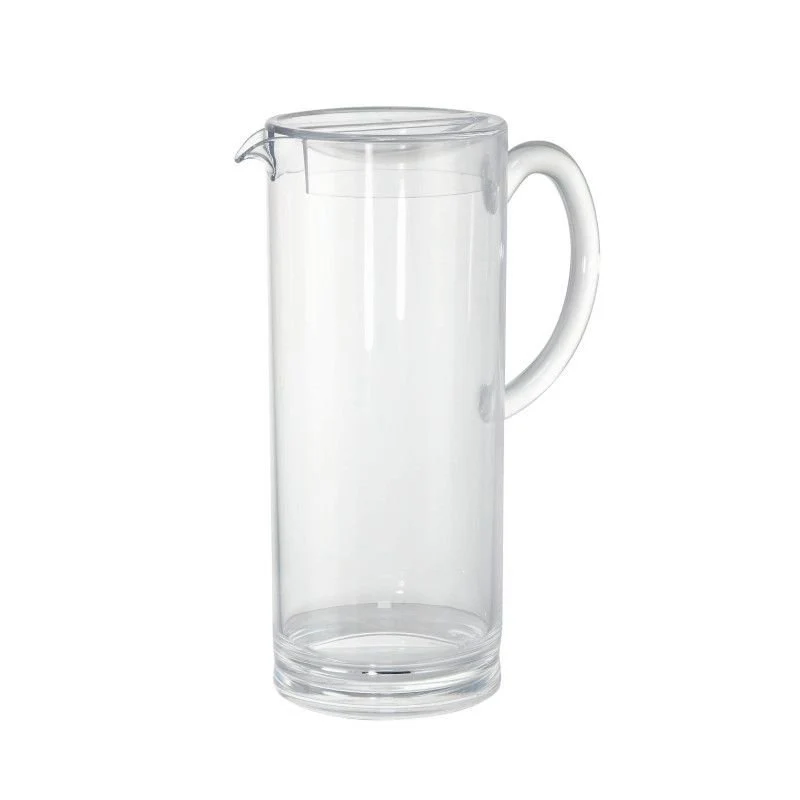 2 Lt - Crystal Giada Caraffa In Acrilico Con Coperchio