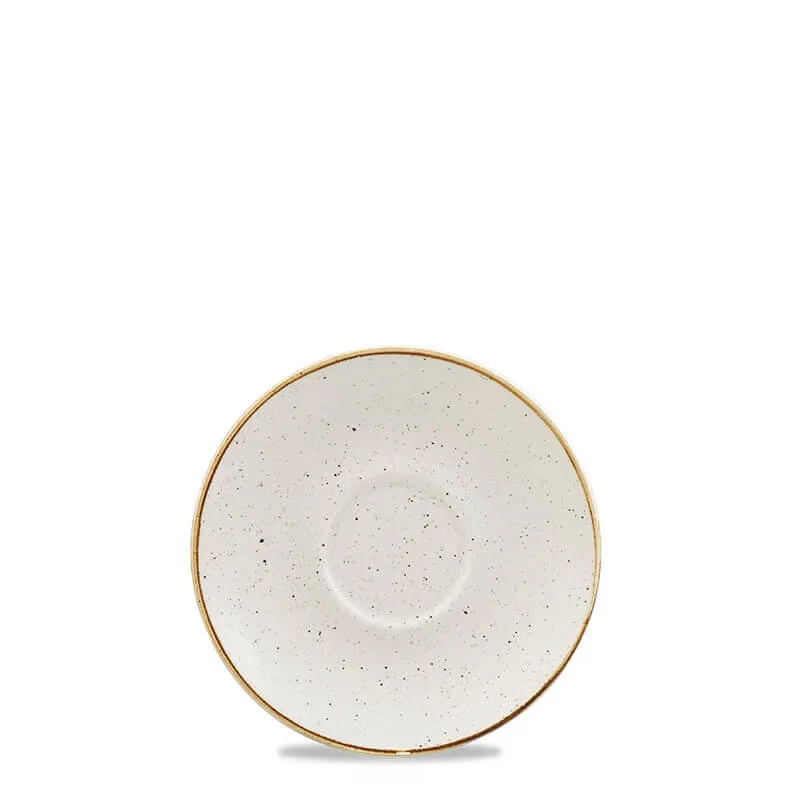 15.6 cm - Stonecast Piattino Tazza Cappuccino Rotondo In Porcellana