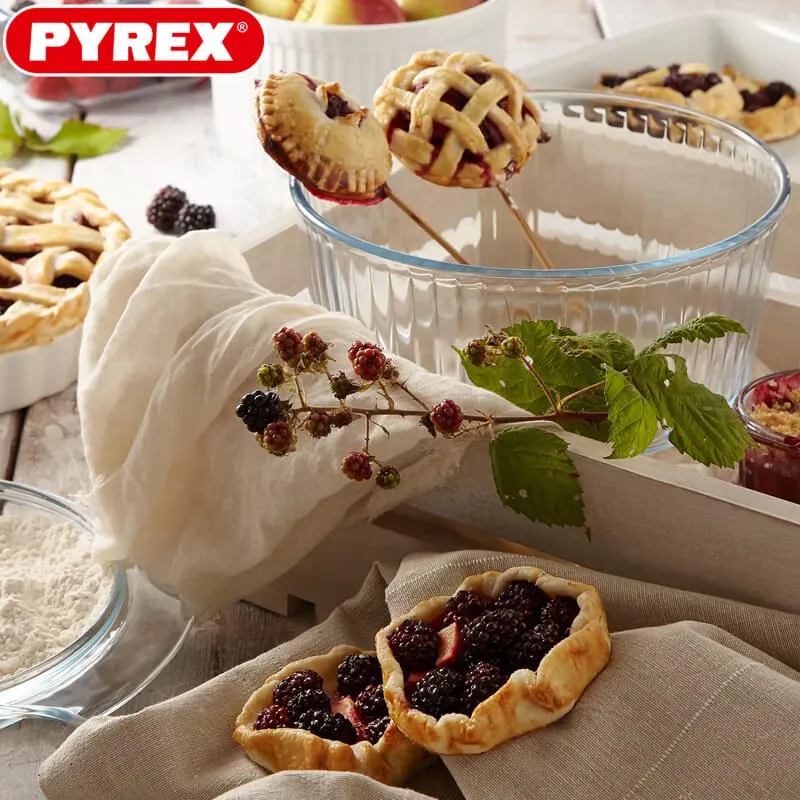 21 cm - Bake & Enjoy Stampo Soufflè Rotondo In Vetro Borosilicato