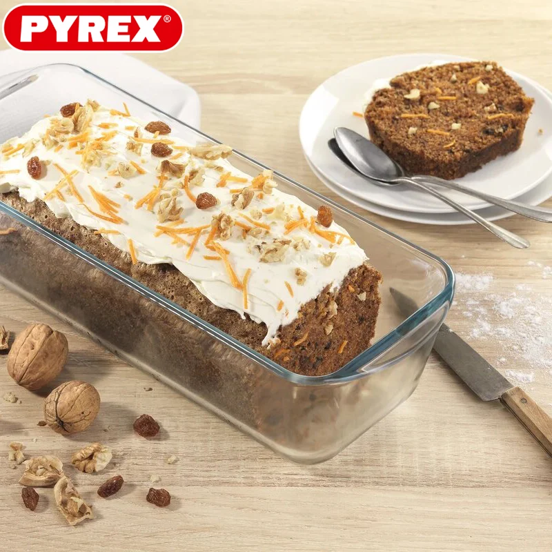 31s12 cm - Bake & Enjoy Stampo Plum Cake Rettangolare In Vetro Borosilicato