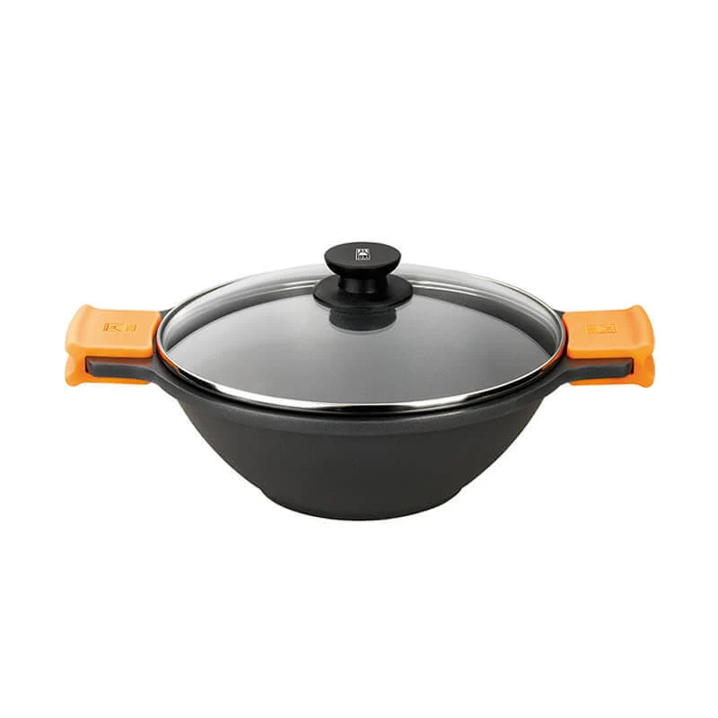 Efficient Wok In Alluminio Con Coperchio