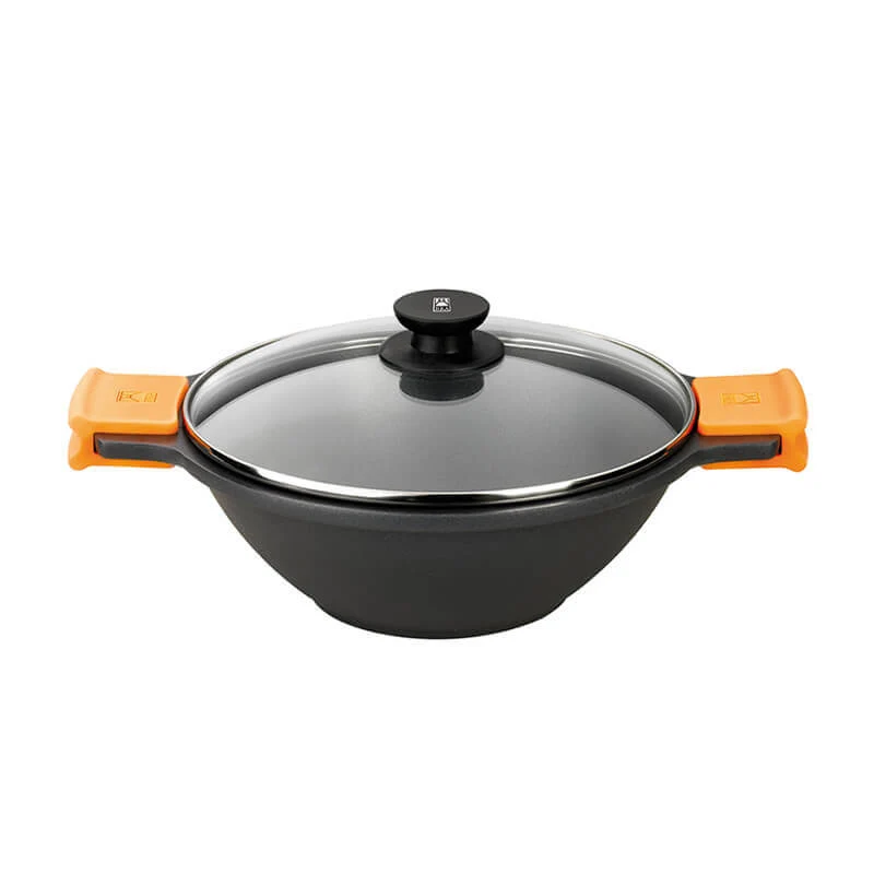 Efficient Wok In Alluminio Con Coperchio