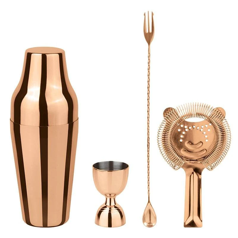 Parisienne Set Mixology In Acciaio Inox Set 4 Pz