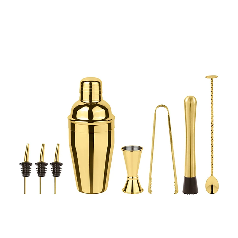 Cobbler Set Mixology In Acciaio Inox Set 8 Pz