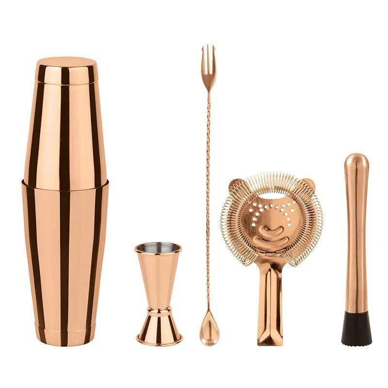 Boston Set Mixology In Acciaio Inox Set 5 Pz