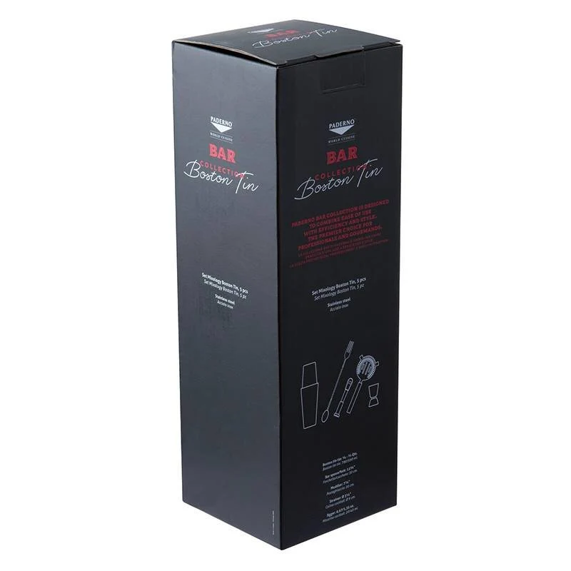 Boston Set Mixology In Acciaio Inox Set 5 Pz