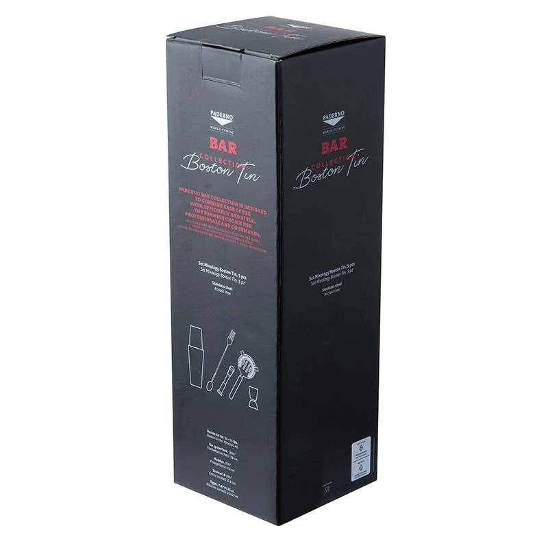 Boston Set Mixology In Acciaio Inox Set 5 Pz