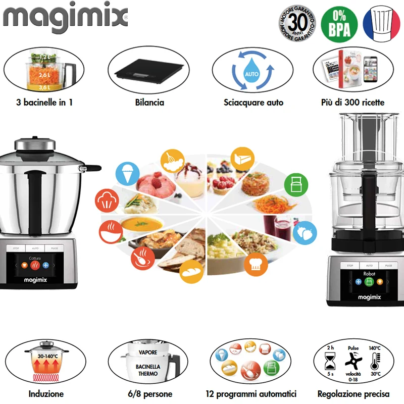 Cook Expert Robot Da Cucina Multifunzionale Ricondizionato Grado A