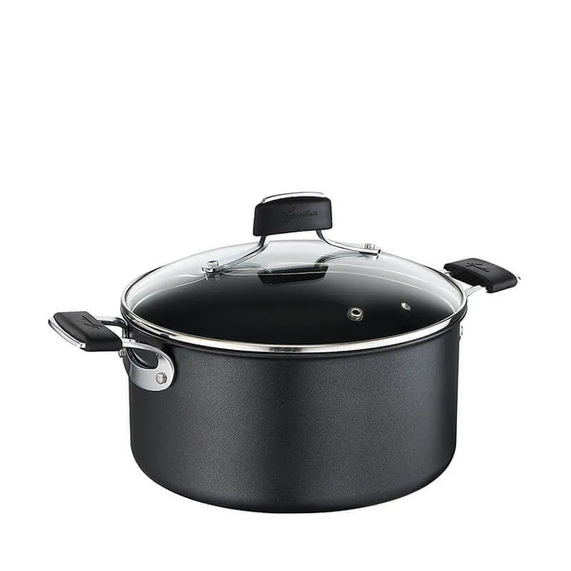 Tempra Titanium Extreme Casseruola Alta Antiaderente In Alluminio Con Coperchio