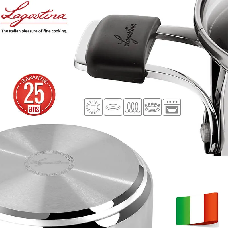 Tempra Set Pentole In Acciaio Inox - Set 9 Pz
