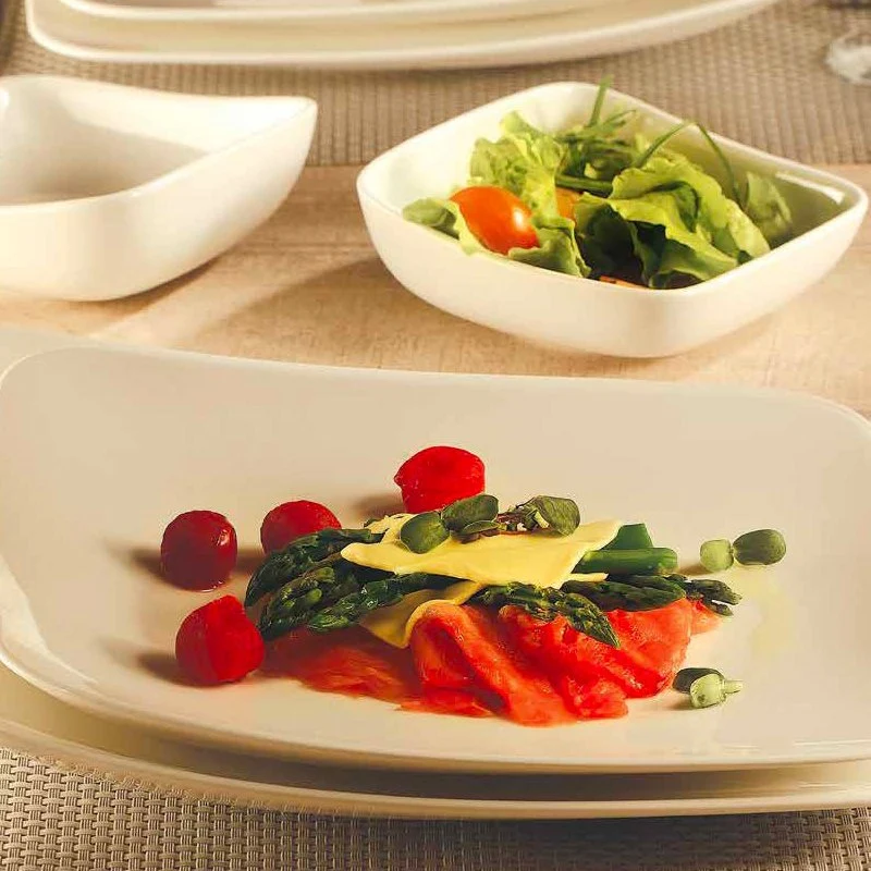 12 cm - Vital Square Coppa In Porcellana - Set 6 Pz