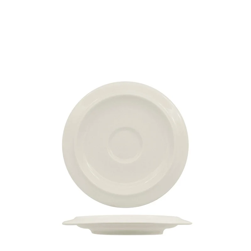 12 cm - Kama Piattino Tazzina Caffé In Porcellana - Set 12 Pz