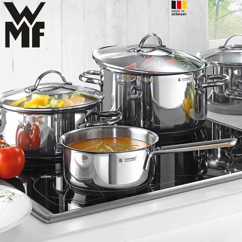 Provence Set Pentole In Acciaio Inox Cromargan - Set 5 Pz